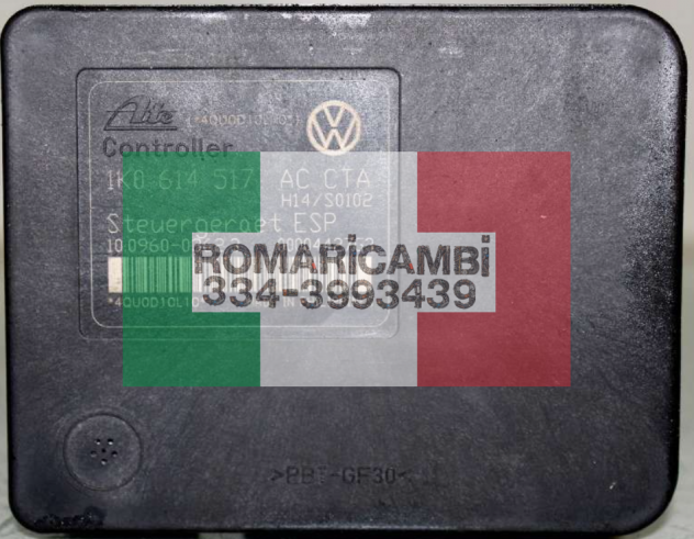 Volkswagen Touran 2.0 anno 2010 centralina gruppo pompa ABS 1K0614517AC