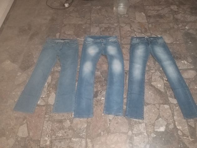 lotto 3 jeans donna taglia 46 - Foto 8