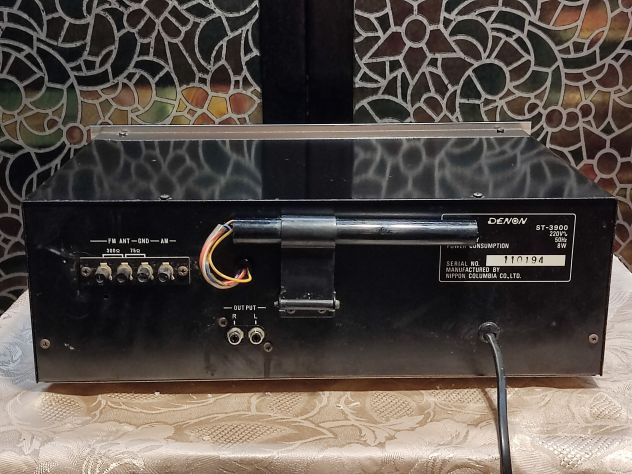 Denon ST-3900 Sintonizzatore Tuner Radio Analogico FM - Foto 6