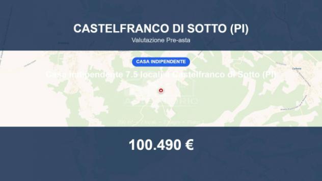 Immobile in asta di 200 m² in vendita a Castelfranco di Sotto