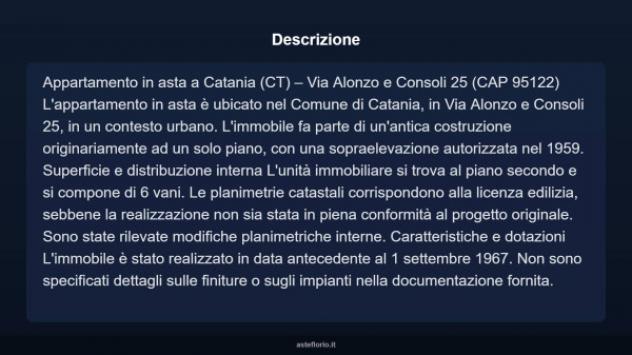 Immobile in asta di 120 m² con più di 5 locali in vendita a Catania - Foto 3