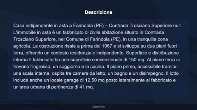 Immobile in asta di 150 m², box auto in vendita a Farindola - Foto 18