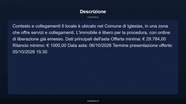 Immobile in asta di 21 m² in vendita a Iglesias - Foto 5