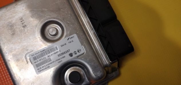 Ecu centralina nemo fiat 500 1.3 95 cv 55266287 mjd 8f3.c3 hw1fl - Foto 5