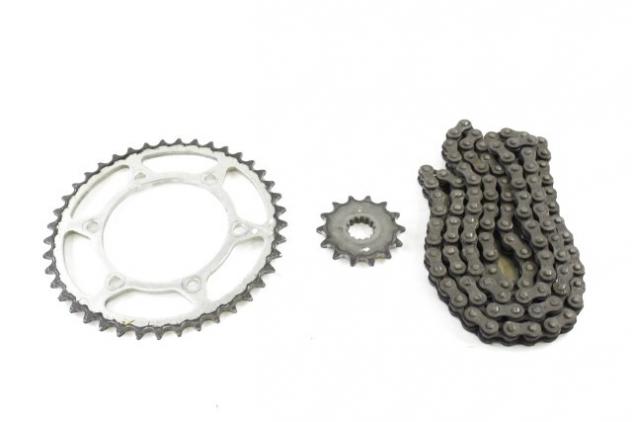 KAWASAKI NINJA 400 420410162 920570019 KIT CATENA CORONA PIGNONE EX400G 18 - 20 DRIVE CHAIN KIT