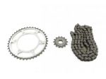 KAWASAKI NINJA 400 420410162 920570019 KIT CATENA CORONA PIGNONE EX400G 18  &hellip;