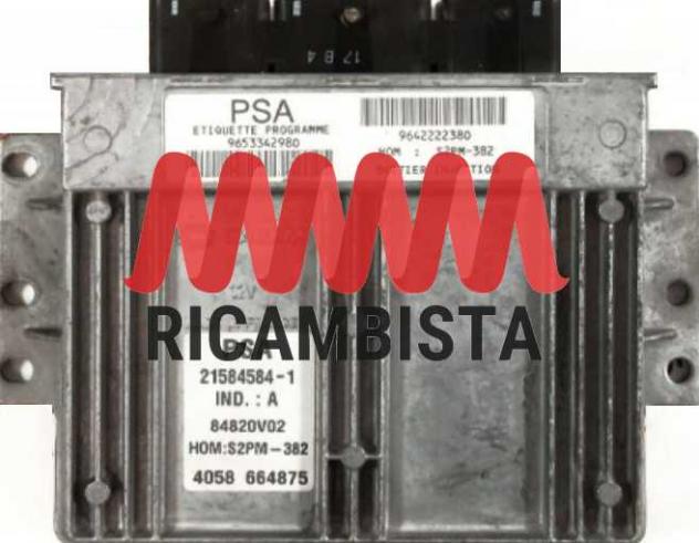 9653342980 9642222380 Citroen C3 1.4 centralina motore Sagem