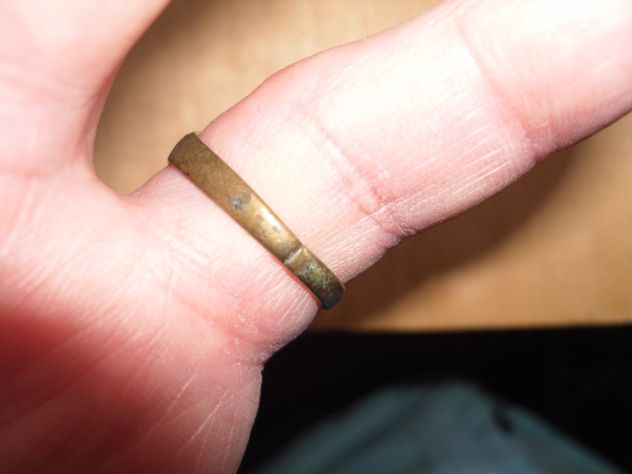UNO ANELLO DI RAME IN BUONA CONSERVAZIONE DAL BRASILE - - Foto 2