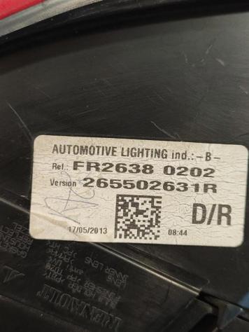 STOP FANALE POSTERIORE DESTRO RENAULT Clio Serie 265502631R D4F744 (0815) - Foto 5