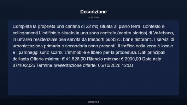 Immobile in asta di 98 m² con più di 5 locali in vendita a Vallebona - Foto 13