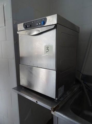 Lavastoviglie Aristarco sottobanco inox 230V EF38
