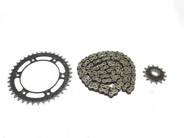 KIT CATENA CORONA PIGNONE KTM 690 SM SUPERMOTO 2006 - 2012 76510065116 75010051042 CHIAN SPROKETS KIT