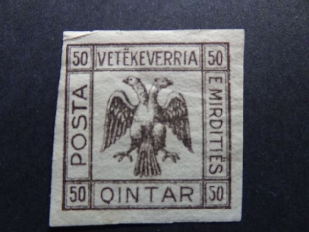 ALBANIA-Repubblica MIRIDITA 1921 francobolli - Foto 3