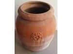 Vaso Orcio Ziro Antico in terracotta Toscano di forma cilindrica