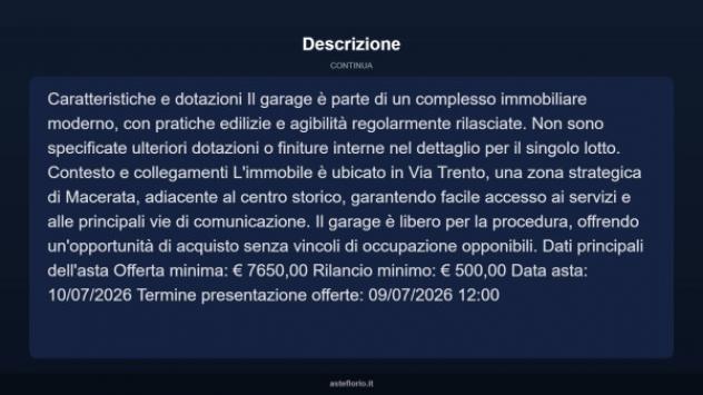 Immobile in asta di 15 m² in vendita a Macerata - Foto 4