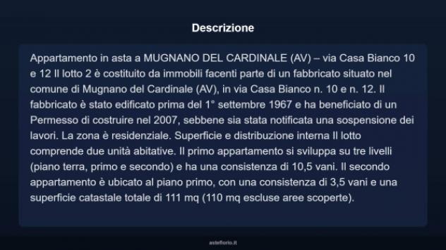 Immobile in asta di 110 m² in vendita a Mugnano del Cardinale - Foto 3