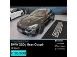Bmw Serie 2 Gran Coup220d Msport aut. TETTO/HEADUP/19"