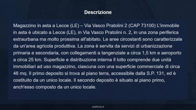 Immobile in asta di 92 m² in vendita a Lecce - Foto 9
