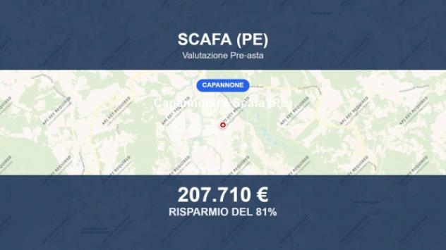 Immobile in asta di 1694 m² in vendita a Scafa