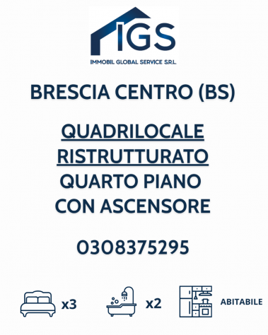 Quadrilocale in vendita a Brescia