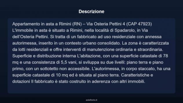 Immobile in asta di 78 m², box auto in vendita a Rimini - Foto 3