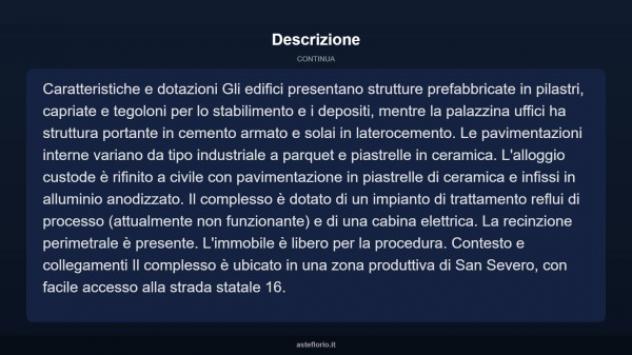 Immobile in asta di 22180 m² in vendita a San Severo - Foto 9