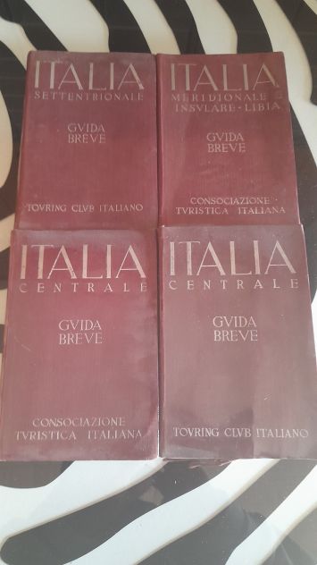 TCI guide brevi rosse – 4 volumi – anni 30/40
