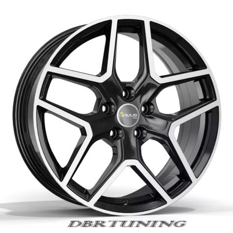 Cerchi lega 18 AVUS AC-519 Black Polish JEEP FORD FIAT ALFA