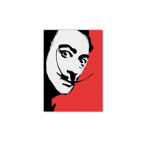 Quadro Salvador Dalì dipinto a mano Pop Art - Foto 2