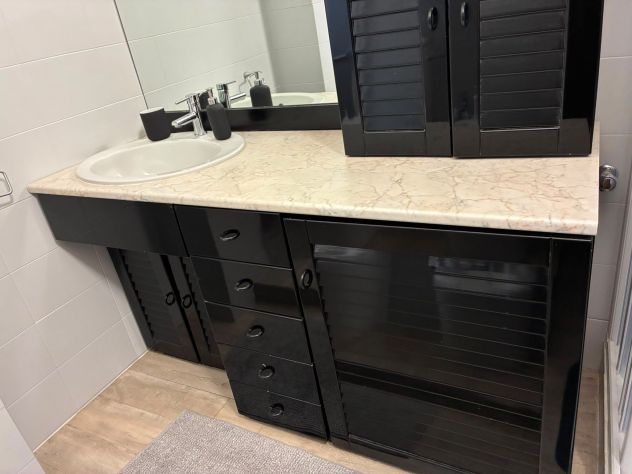 Mobile bagno completo nero lucido - Foto 3