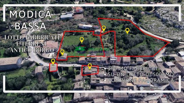 Rif.2623 - Lotto "Antico Borgo" Fabbricati terreni e garage a Sant'Andrea a Modica