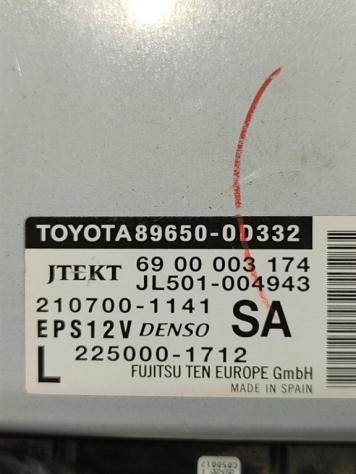 CENTRALINA SERVOSTERZO TOYOTA Yaris Serie 89650-0D232 1NZFXE (1416) - Foto 5
