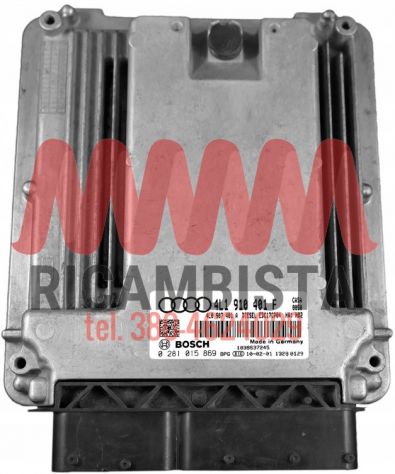 4L1910401F Audi Q7 3.0 centralina motore Bosch 0281015869