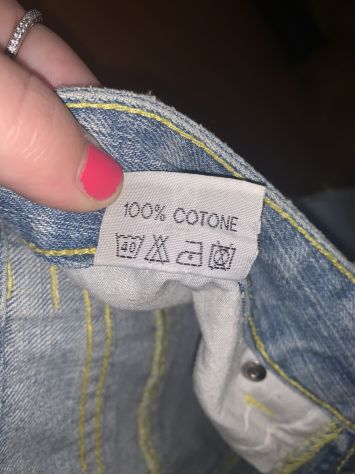 JEANS MESSI 2 VOLTE PERFETTI DA DONNA VINTAGE IN COTONE - Foto 8