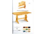 Tavolo allungabile in legno massello190/370 i pino naturale