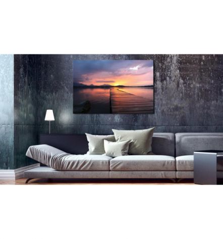 Quadro Passerella Sul Mare Cm. 60x40 ARREDALACASA - Foto 2