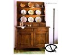 Credenza in legno massello, in stile arte povera, ideale per arredi taverne, arr