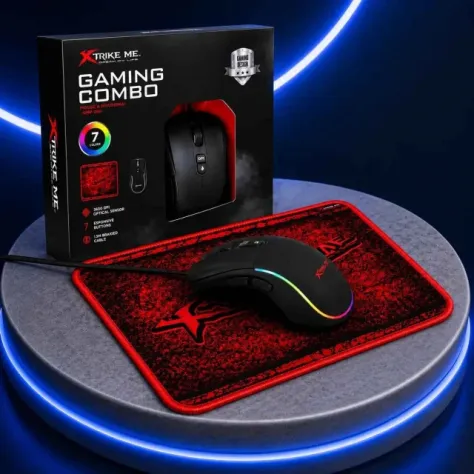 Set Mouse Gaming + Pad RGB Xtrike Me – Kit per PC Nuovo - Foto 2