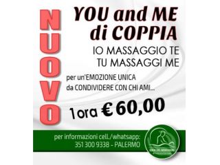 Massaggi - benessere Palermo - You and Me di Coppia Tel:3513009338