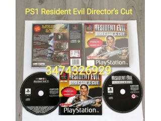 PS1 RESIDENT EVIL DIRECTOR'S CUT PAL