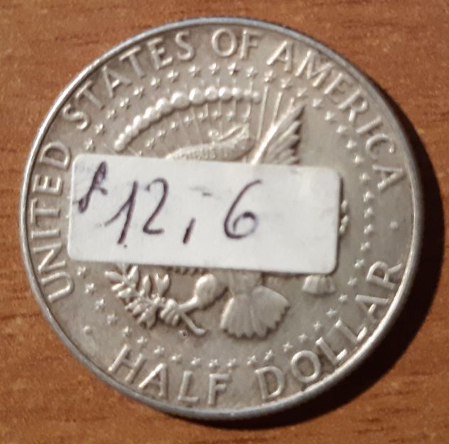 MONETA   ARGENTO      HALF DOLLAR      STATI UNITI      1964    KENNEDY - Foto 2