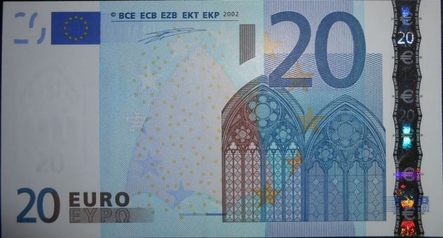 20 EURO ITALIA SERIE S 2002 J002 DUISENBERG FDS/UNC - Foto 2