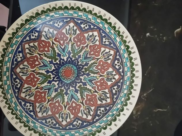 Piatto decorativo ceramica