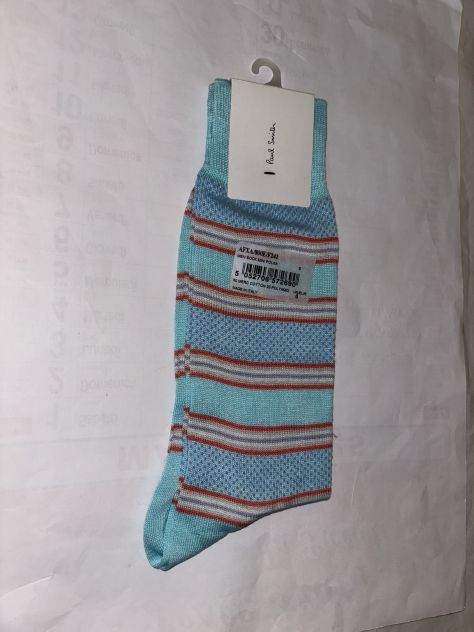CALZE NUOVE DA UOMO FIRMATE ORIGINALI”PAUL SMITH”MADE IN ITALY - Foto 2