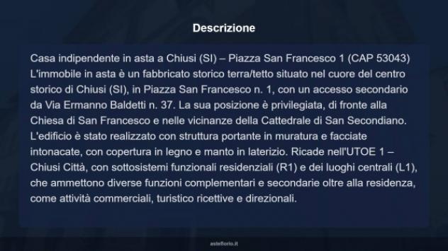 Immobile in asta di 425 m² con più di 5 locali in vendita a Chiusi - Foto 8
