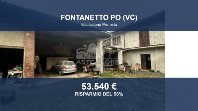 Immobile in asta di 321 m² con più di 5 locali in vendita a Fontanetto Po