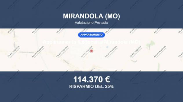 Immobile in asta di 122 m² in vendita a Mirandola