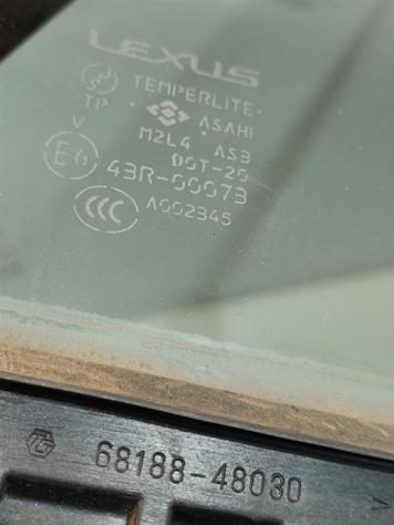 VETRO FISSO POSTERIORE DX LEXUS RX Serie 68188-48030 2GRFE (0510) - Foto 4