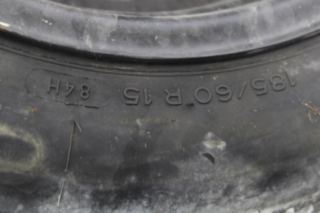 9191979 RUOTA DI SCORTA MICHELIN 185/60 R15 84H OPEL MERIVA A 1.7 D 74KW 5M 5P (2004) RICAMBIO USATO CON CERCHIO IN FERRO DA 15 POLLICI 5 FORI 6JX15H2 - Foto 5