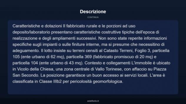 Immobile in asta di 211 m² in vendita a Vallo Torinese - Foto 13